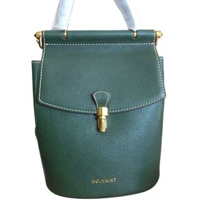 Bolvain The Françoise Backpack Deep Green Backpack/Hand Bag NWT